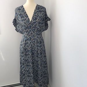 Max Studio flowered short sleeve dress